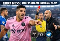 Luis Suarez memimpin lini serang Inter Miami saat menghadapi Charlotte FC di laga MLS.