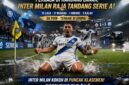 Pemain Inter Milan merayakan gol saat tampil dominan di laga tandang Serie A.