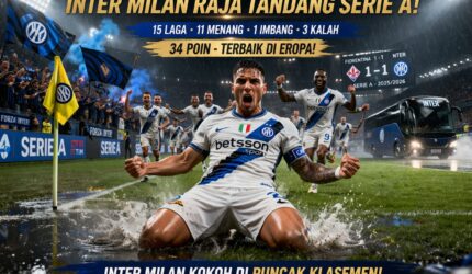 Inter Milan tampil perkasa di laga tandang musim 2025 2026