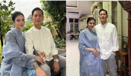 Citra Anidya dan Chef Juna saat Lebaran bersama keluarga