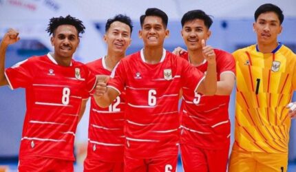 Timnas Futsal Indonesia bertanding di Piala AFF Futsal 2026 saat menempati posisi kedua klasemen Grup B