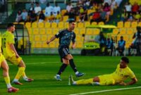 Cristiano Ronaldo mencetak gol saat Al Nassr mengalahkan Al Wasl dengan skor 4-0 pada laga perempat final AFC Champions League Two 2025/2026.