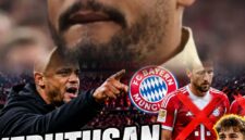 Pelatih Bayern Munchen Vincent Kompany membuat kejutan besar dalam susunan pemain terbaru timnya.