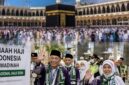 Jamaah haji Indonesia tiba di Madinah pada pekan pertama operasional haji 2026 dan disambut petugas haji di bandara.