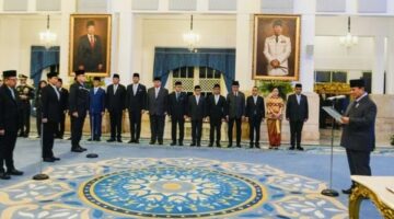 Presiden Prabowo melantik pejabat baru dalam reshuffle kabinet April 2026