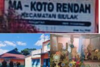 Suasana penerimaan siswa baru di Madrasah Aliyah Swasta Desa Koto Rendah, Kabupaten Kerinci.