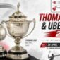 Trofi Thomas Cup dan Uber Cup 2026 yang digelar di Aarhus, Denmark
