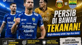 Skuad Persib Bandung bersiap menghadapi laga krusial kontra Bhayangkara FC dalam persaingan papan atas klasemen.