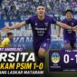 Pemain Persita Tangerang merayakan gol kemenangan setelah membobol gawang PSIM Yogyakarta dalam laga Super League 2026 di Bantul.