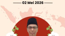 Kepala SMPN 2 Sungai Penuh, Mulyadi, S.Pd, mengucapkan Selamat Hari Pendidikan Nasional 2026.