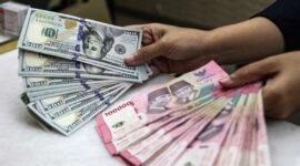 Rupiah berpotensi menguat seiring membaiknya kondisi ekonomi global dan meredanya gangguan pasokan
