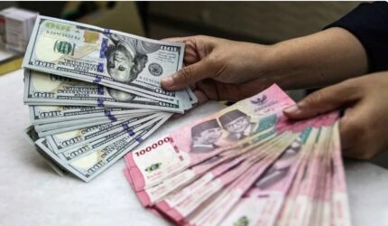 Ilustrasi nilai tukar rupiah menguat terhadap dolar AS di pasar keuangan