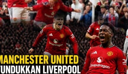 Manchester United menang dramatis 3-2 atas Liverpool di Old Trafford
