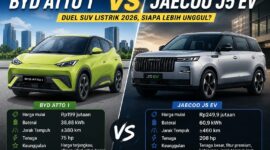 BYD Atto 1 dan Jaecoo J5 EV bersaing ketat di pasar SUV listrik Indonesia 2026.