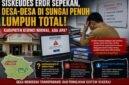 Aktivitas administrasi desa di Kota Sungai Penuh terganggu akibat aplikasi Siskeudes tidak dapat diakses selama sepekan terakhir.