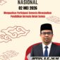 Kepala BKPSDM Kota Sungai Penuh, Affan, S.E., M.M menyampaikan ucapan Selamat Hari Pendidikan Nasional (Hardiknas) 2026 dengan tema “Menguatkan Partisipasi Semesta Mewujudkan Pendidikan Bermutu Untuk Semua”.