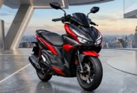 Render bocoran New Honda Vario 160 generasi terbaru yang tampil lebih sporty dengan desain modern dan futuristik.