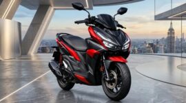 Render bocoran New Honda Vario 160 generasi terbaru yang tampil lebih sporty dengan desain modern dan futuristik.