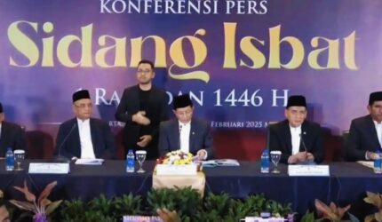 Sidang isbat Kementerian Agama menetapkan Idul Adha 2026 jatuh pada 27 Mei 2026