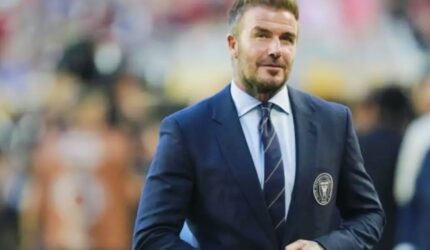 David Beckham saat menyaksikan pertandingan Inter Miami di MLS