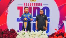 Kapolri Listyo Sigit Prabowo saat membuka Judo Kapolri Cup 2026 di Samarinda, Kalimantan Timur.