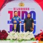 Kapolri Listyo Sigit Prabowo saat membuka Judo Kapolri Cup 2026 di Samarinda, Kalimantan Timur.