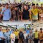 Bupati Kerinci Monadi bersama Anggota DPRD Provinsi Jambi Amrizal saat menghadiri kegiatan reses dan penyerahan bantuan kepada masyarakat di Desa Bengkolan II, Kecamatan Kayu Aro.