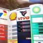 Deretan papan harga BBM dari berbagai SPBU di Indonesia seperti Pertamina, Shell, Vivo, dan BP-AKR usai pembaruan harga BBM terbaru per 25 Mei 2026.