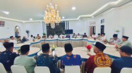 Pemkot Sungai Penuh bersama lembaga adat menggelar koordinasi persiapan Shalat Idul Adha 1447 Hijriah di Lapangan Merdeka.