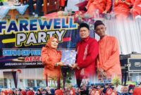 Suasana haru dan penuh kebanggaan pada acara pelepasan siswa-siswi Kelas IX SMPN 8 SNP Plus Kota Sungai Penuh Tahun 2026 bertema Aeterna’26.