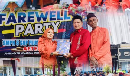 Pelepasan siswa Kelas IX SMPN 8 SNP Plus Kota Sungai Penuh Tahun 2026