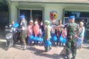 Personel Subdenpom Persiapan Kerinci saat mengikuti kegiatan menyambut HUT ke-80 POMAD dengan penuh semangat kebersamaan.