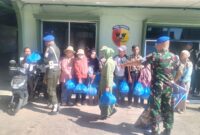 Personel Subdenpom Persiapan Kerinci saat mengikuti kegiatan menyambut HUT ke-80 POMAD dengan penuh semangat kebersamaan.