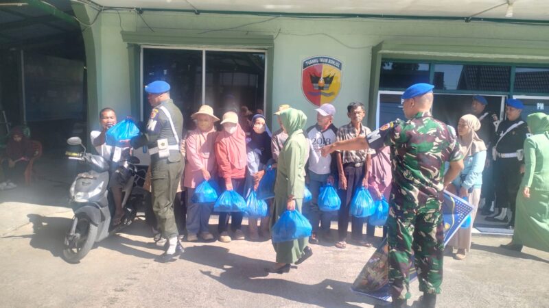 Personel Subdenpom Persiapan Kerinci saat mengikuti kegiatan menyambut HUT ke-80 POMAD dengan penuh semangat kebersamaan.
