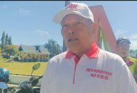 Wakil Wali Kota Sungai Penuh Azhar Hamzah  meninjau kesiapan pelaksanaan Salat Idul Adha 1447 H di Lapangan Merdeka