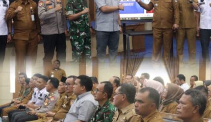 Peluncuran QR Barcode kotak amal di Kota Sungai Penuh bersama Densus 88