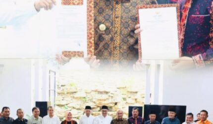 Wako Alfin dan Bupati Monadi menyambut kunjungan Bupati Bungo untuk mendukung penerbangan Batik Air Muara Bungo–Jakarta.