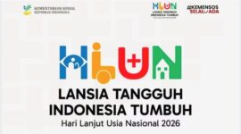 Tema “Lansia Tangguh, Indonesia Tumbuh” resmi menjadi identitas Hari Lansia Nasional 2026 sebagai bentuk penghormatan kepada para lanjut usia di Indonesia.