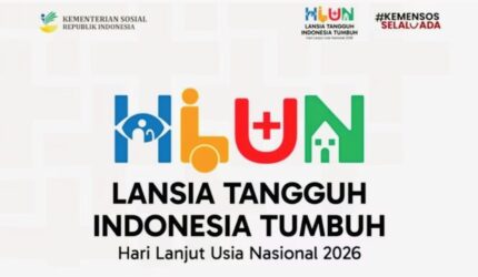 Tema dan logo resmi Hari Lansia Nasional 2026 yang dirilis Kementerian Sosial Republik Indonesia