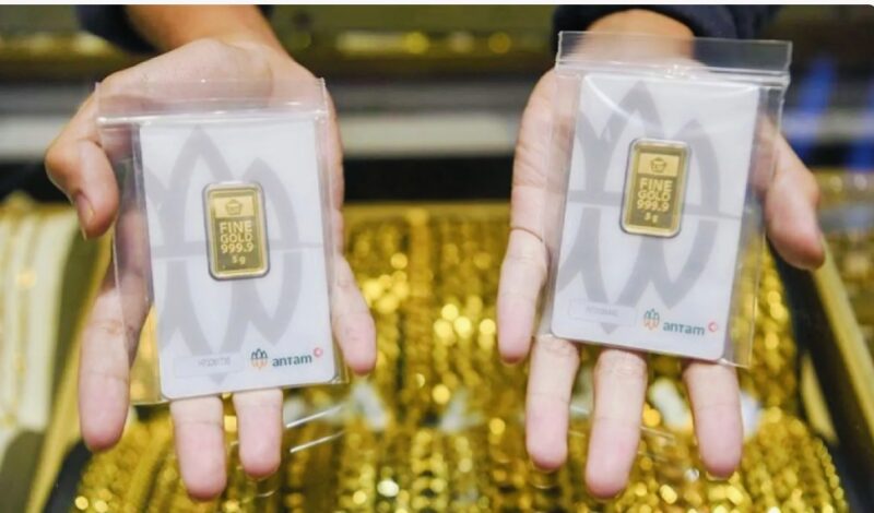 Grafik kenaikan harga emas Antam yang menunjukkan lonjakan menjadi Rp2,799 juta per gram pada perdagangan Sabtu (30/5/2026), memicu perhatian investor di tengah ketidakpastian pasar global.