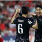Pemain Korea Selatan melakukan persiapan menghadapi Trinidad dan Tobago pada laga uji coba internasional yang menjadi bagian dari pematangan strategi menuju Piala Dunia 2026.