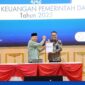 Wali Kota Sungai Penuh Alfin menerima Laporan Hasil Pemeriksaan BPK RI yang menetapkan Kota Sungai Penuh kembali meraih Opini Wajar Tanpa Pengecualian (WTP) ke-14 atas LKPD Tahun Anggaran 2025.