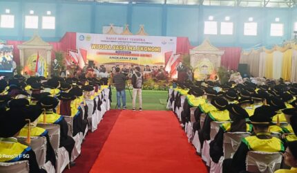 Wisuda Angkatan XXII STIE Sakti Alam Kerinci Tahun 2026 yang diikuti 313 sarjana ekonomi di Kota Sungai Penuh