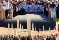 Sebanyak 50 jamaah umrah asal Kerinci dan Sungai Penuh resmi diberangkatkan PT Kiswah Tour & Travel menuju Tanah Suci melalui Bandara Internasional Minangkabau Padang.