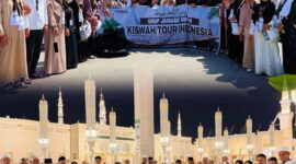 Sebanyak 50 jamaah umrah asal Kerinci dan Sungai Penuh resmi diberangkatkan PT Kiswah Tour & Travel menuju Tanah Suci melalui Bandara Internasional Minangkabau Padang.