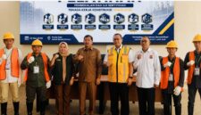 Bupati Kerinci Monadi Bersama Kadis PUPR Kerinci, membuka kegiatan pelatihan dan sertifikasi 220 tenaga konstruksi yang diselenggarakan Dinas PUPR Kerinci bersama Balai Jasa Konstruksi Wilayah II Palembang