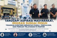 Kantor Imigrasi Kerinci menegaskan komitmennya dalam memberantas pungutan liar dan praktik percaloan serta terus meningkatkan kualitas pelayanan keimigrasian kepada masyarakat melalui sistem M-Paspor yang transparan dan akuntabel.