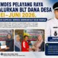 Pemerintah Desa Pelayang Raya menyalurkan Bantuan Langsung Tunai (BLT) Dana Desa periode Mei–Juni 2026 kepada keluarga penerima manfaat. Kegiatan yang berlangsung pada 26 Juni 2026 tersebut merupakan bentuk kepedulian Pemdes Pelayang Raya