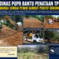 Alat berat milik Dinas PUPR Kota Sungai Penuh digunakan untuk membantu penataan Tempat Pemakaman Umum (TPU) IKTR yang dikerjakan secara gotong royong oleh masyarakat.