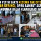 Massa LSM PETISI SAKTI menyampaikan aspirasi di Kantor Bupati dan DPRD Kabupaten Kerinci, mendesak pemerintah daerah segera merealisasikan pembangunan Balai Rehabilitasi Narkoba sebagai upaya penyelamatan generasi muda dari bahaya narkoba.